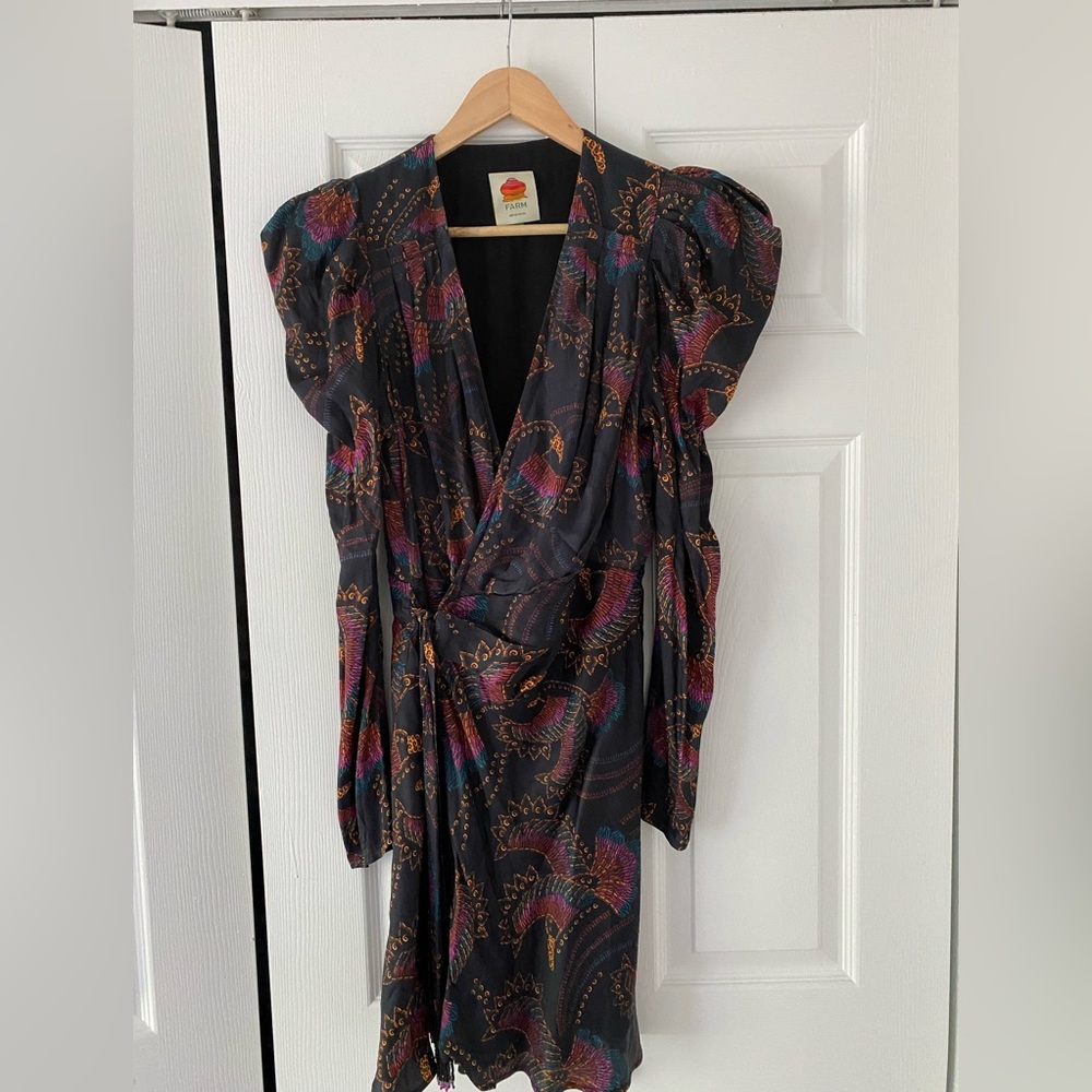 Farm Rio Sequin Toucans Mini Dress (NWOT)